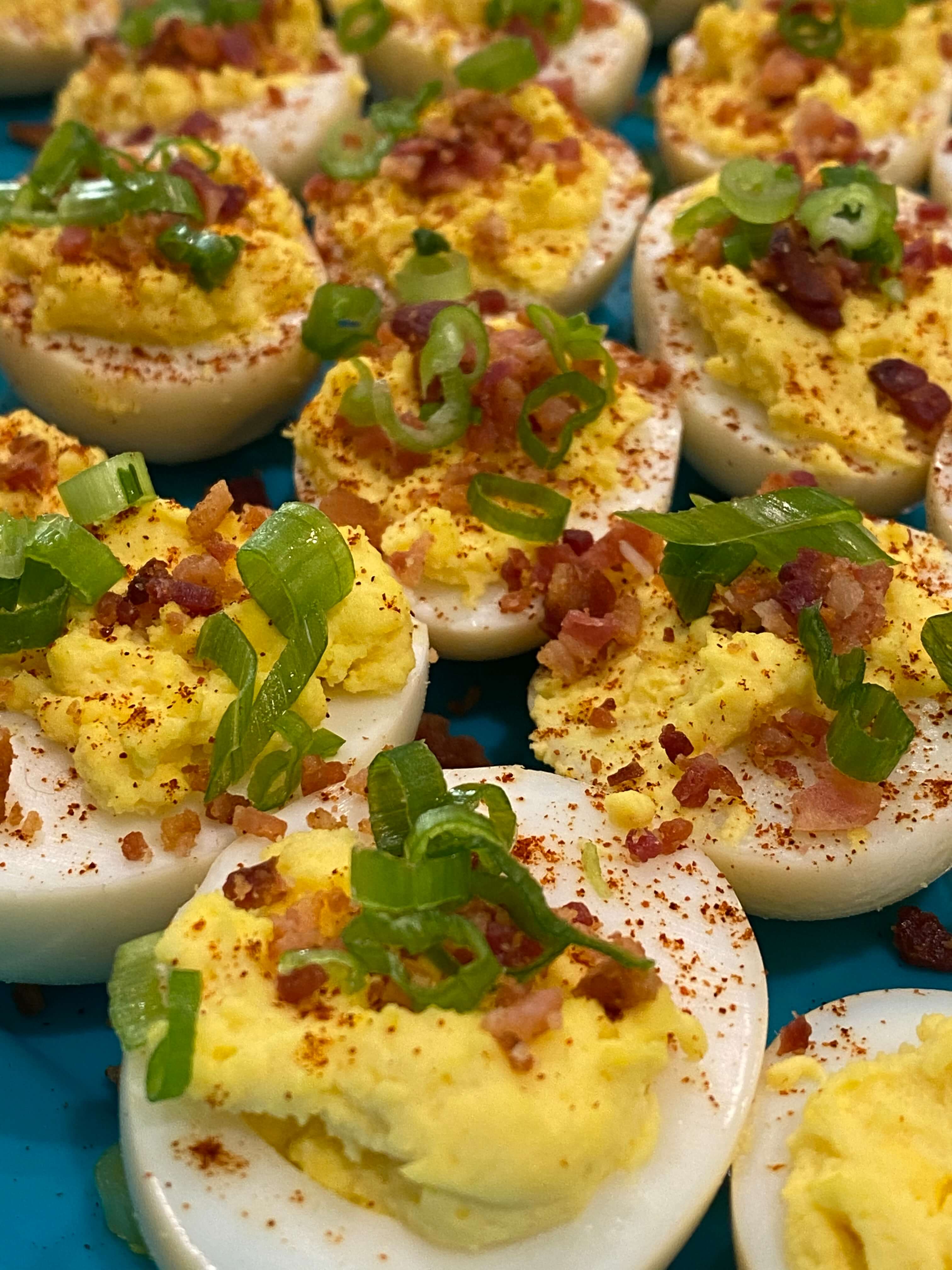 smoked deviled eggs